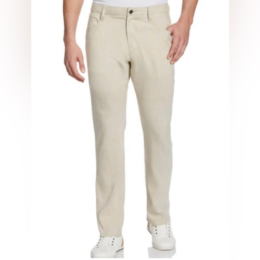 Cubavera 🟣 GUC Size Waist 34 / Inseam 32 Linen Blend 5 Pocket Pants